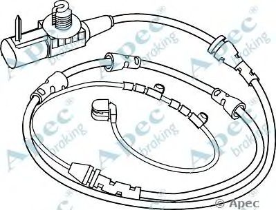 APEC BRAKING wir5230 -  Указатель износа, накладка тормозной колодки